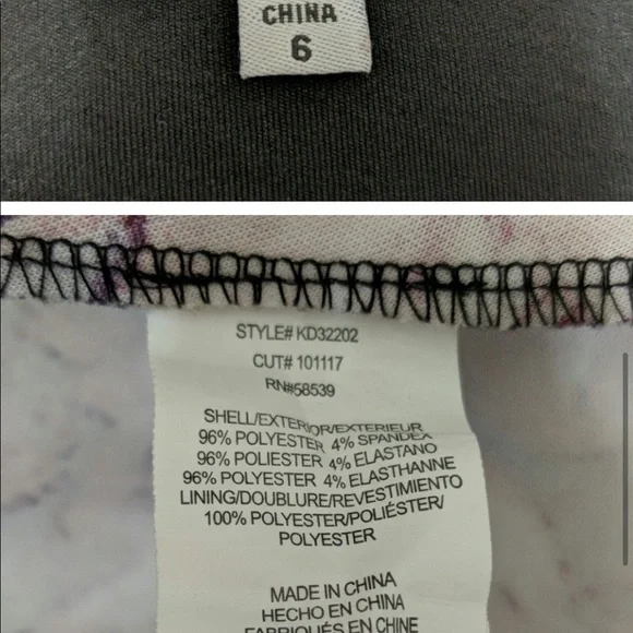 Kut from the Kloth floral print scuba dress size 6 - Picture 5 of 7